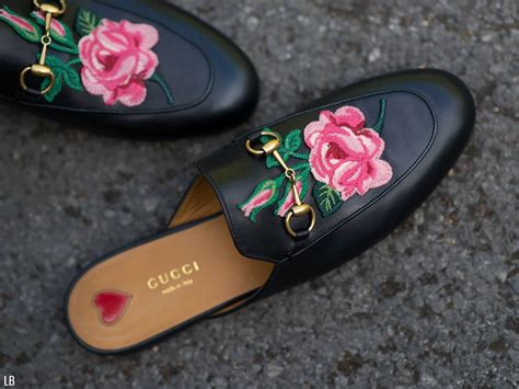 woman's gucci pinceton loafers true to size|Gucci Princetown Floral Embroidered Leather Mules EU 36.5.